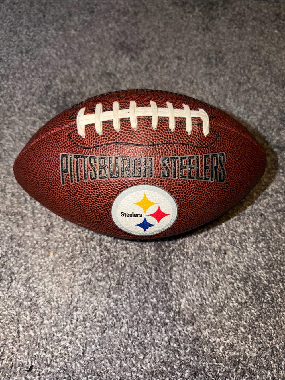 NFL Pittsburgh Steelers Football Souvenir Collectible Ball Vintage 2000’s Used F